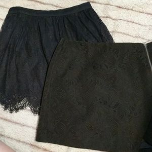 (Bundle) S/M Black Mini Skirts 🖤